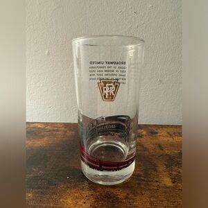 Vintage Pennsylvania Railroad Broadway Limited 4845 Engine Glass